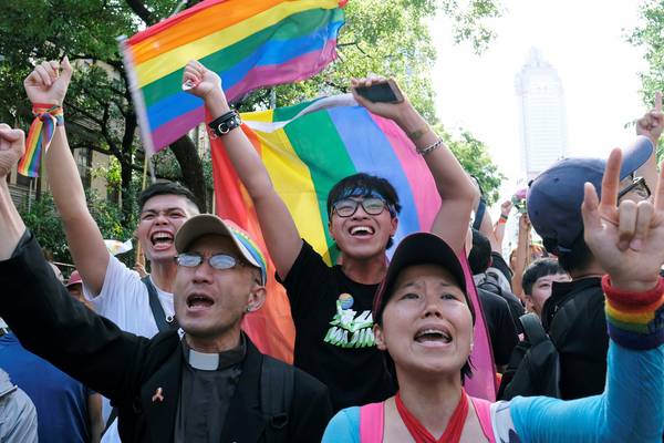 Taiwan legalises same-sex marriage in first for Asia