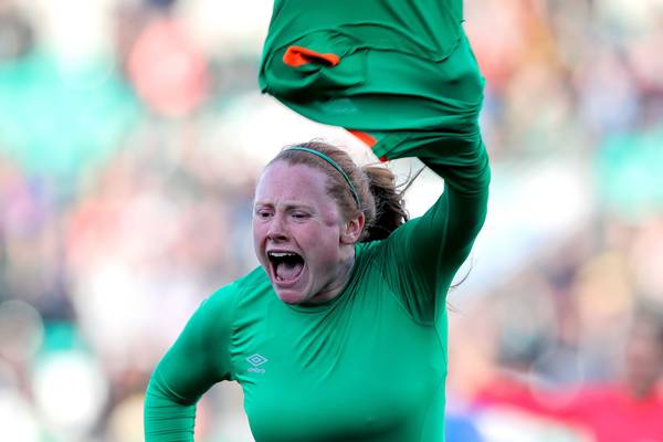 Amber Barrett’s late winner keeps Ireland in hunt for World Cup