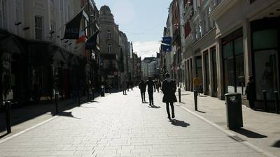 Dublin city footfall plummets due to coronavirus