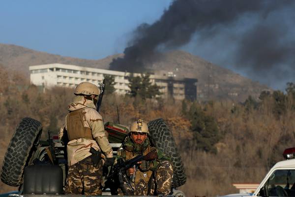 Attack on Kabul hotel leaves at least 19 dead