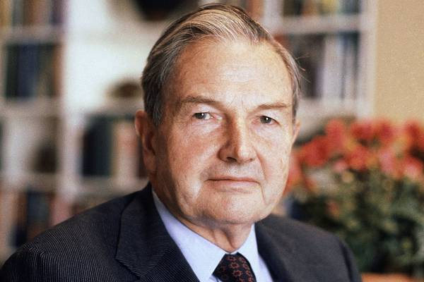 Billionaire philanthropist David Rockefeller dies, aged 101