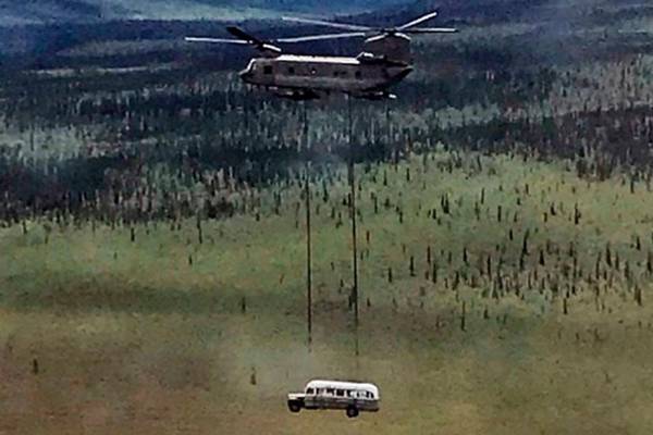 US army removes Into the Wild bus from Alaskan wilderness
