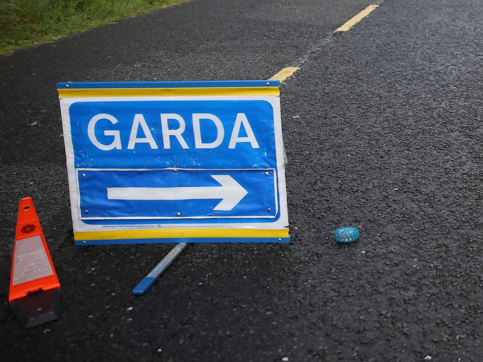 A Garda road closure close to the scene near Aclint Bridge in Ardee, Co Louth, after three women were killed and two men seriously injured in a road accident involving three cars. PRESS ASSOCIATION Photo. Picture date: Friday July 21, 2017. Gardai said one woman, aged 39, was driving one of the cars, and the two other women, aged 69 and 37, were passengers. See PA story ACCIDENT Deaths Ireland. Photo credit should read: Brian Lawless/PA Wire