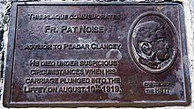 Plaque attack: Alison Healy on the Father Pat Noise memorial