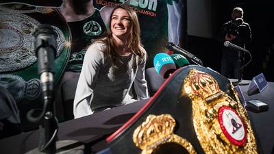 Irish Times/Sport Ireland sportswoman award for October: Katie Taylor