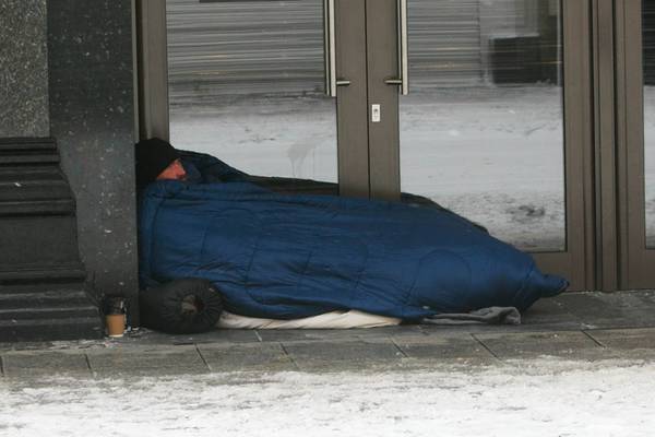 At least 14 people slept rough in Dublin overnight despite big freeze