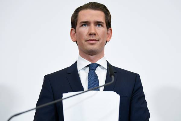 The Irish Times view on Austria’s coalition collapse: Kurz’s big gamble