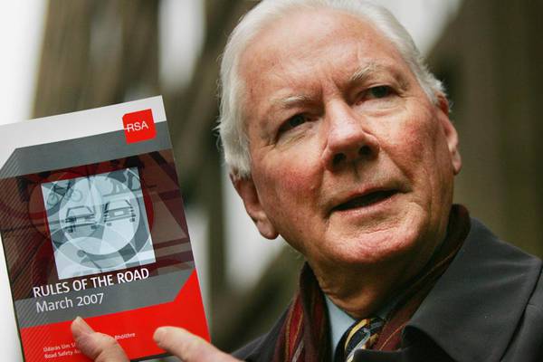 Gay Byrne: A road safety activist unafraid of challenging ministers