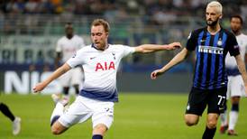 Christian Eriksen ready to return for Tottenham against West Ham