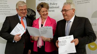 Eamon Gilmore says Government overseas aid spending still has strong public support