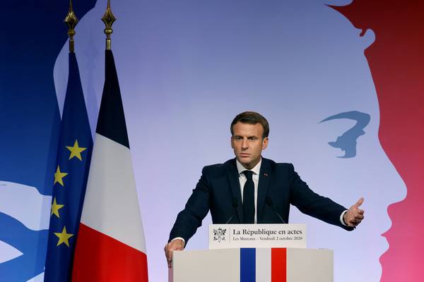 Macron urges ideological ‘attack’ on separatist Islam ahead of draft law