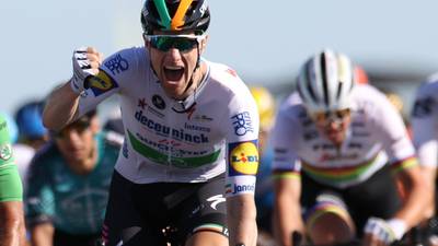 Sam Bennett lets the emotions flow after realising dream of Tour stage victory