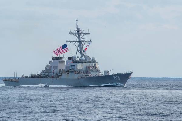 Two US navy warships sail through strategic Taiwan Strait