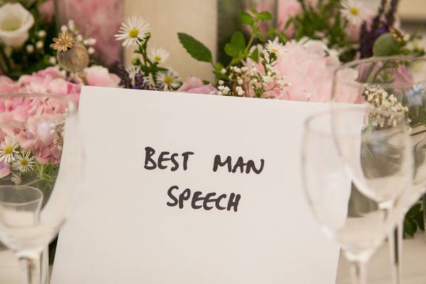 Making a best man’s speech? Read this first