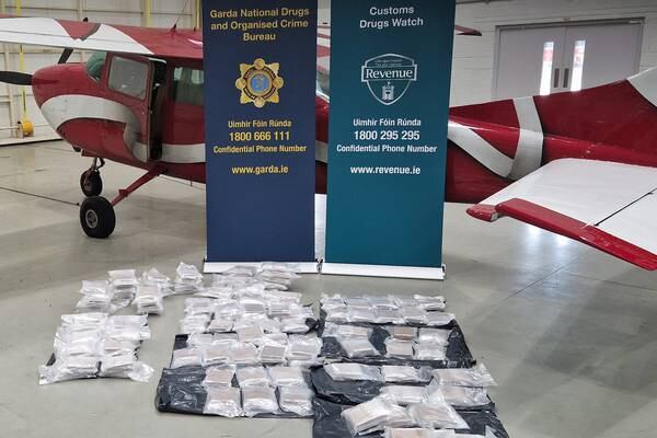 Two men remanded in custody over €8m heroin seizure at Dublin’s Weston Airport 