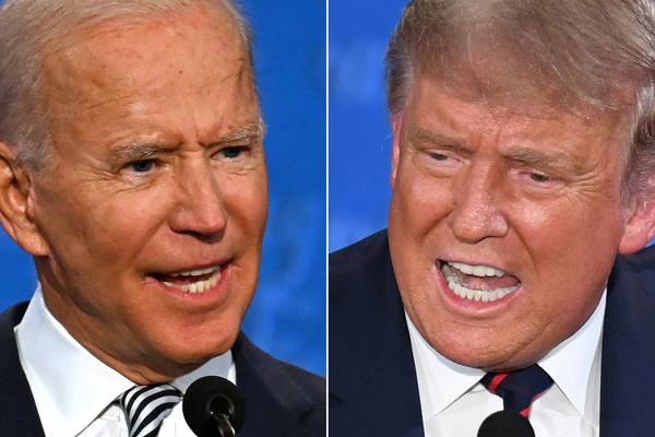 US presidential debate in quotes: ‘It’s hard to get any words in with this clown’
