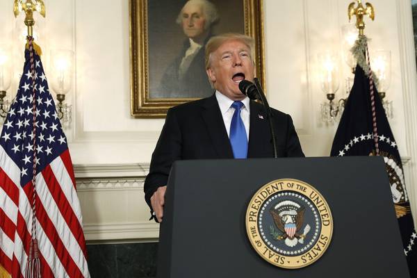 Trump attacks ‘fanatical’ Iran and puts nuclear deal in doubt