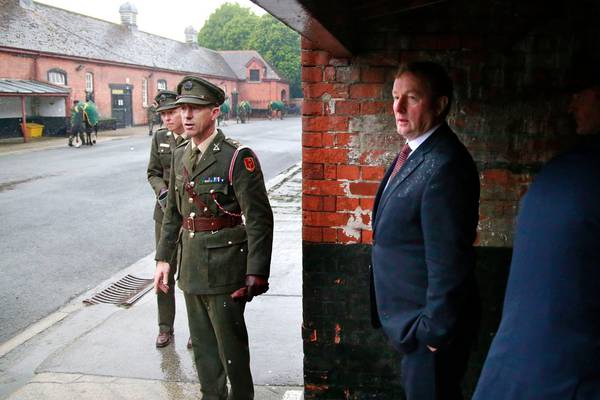 Taoiseach's whistlestop farewell takes in McKee Barracks