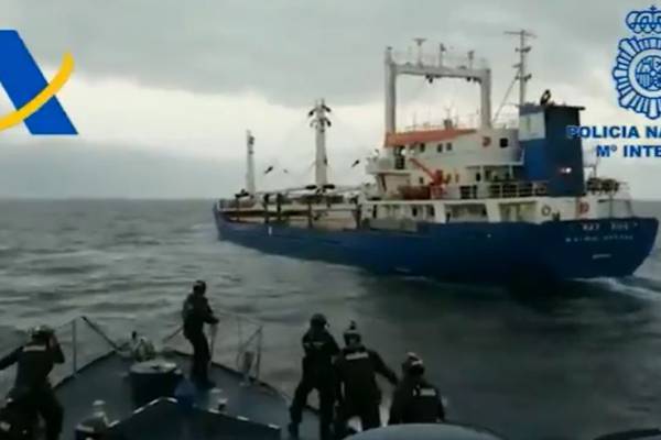 Hashish worth €400m seized at sea following Irish-led intel operation