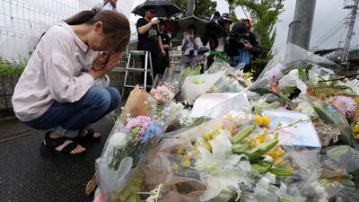 Animation fans pay respects at Japan studio ravaged by arson