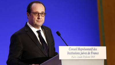 Francois Hollande urges web firms to fight hate speech online