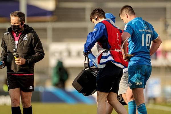 Johnny Sexton ruled out of Leinster’s Rainbow Cup opener