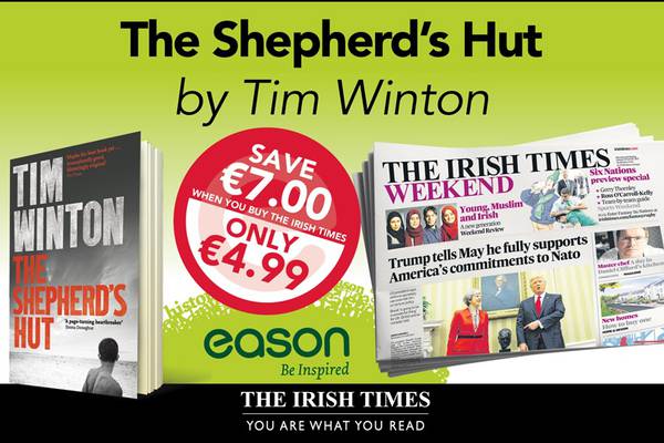The Shepherd’s Hut by Tim Winton is this week’s Irish Times Eason offer