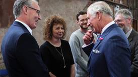 Sinn Féin MLAs and orchestra greet Prince Charles before Omagh visit
