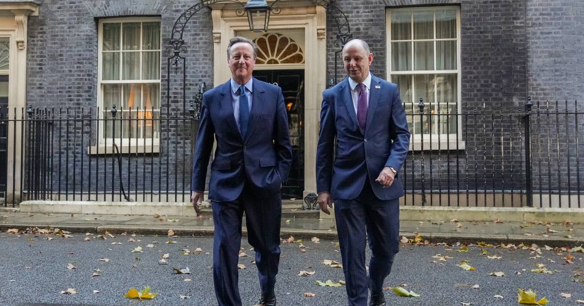 David Cameron en tant que nouveau ministre des Affaires étrangères et Suella Braverman limogée de son poste de ministre de l’Intérieur – The Irish Times