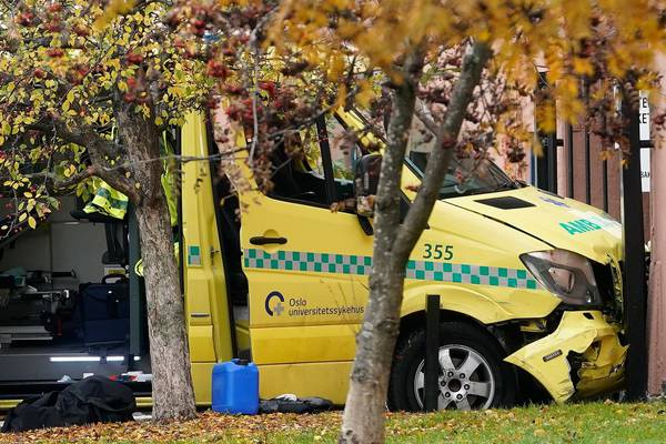 Two babies injured after hijacked ambulance hits family in Oslo