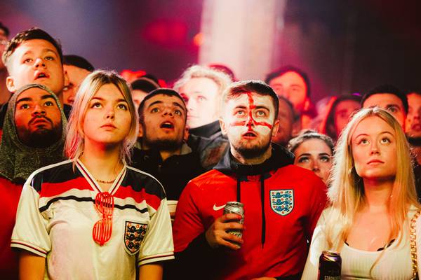 Agony and frustration for England fans after world cup elimination