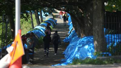 More accommodation for homeless asylum seekers camping at Grand Canal to be available this week