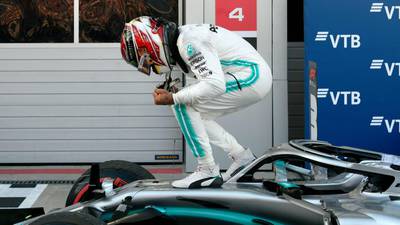 Lewis Hamilton takes advantage of Ferrari feud to claim fourth Russian GP title