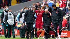 Liverpool’s Andy Robertson injured in pre-season friendly