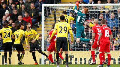 Adam Bogdan says he was fouled for Watford’s opening goal