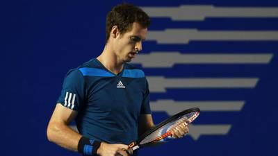 Andy Murray overcomes stuttering serve