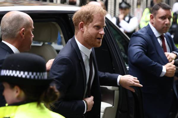 Prince Harry gives evidence in UK court against tabloid publisher 