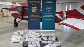 Aircraft and €8m in drugs seized at airport as gardaí target west Dublin gang