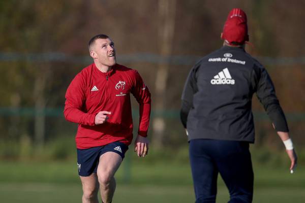Keith Earls back for Munster’s clash with the Ospreys