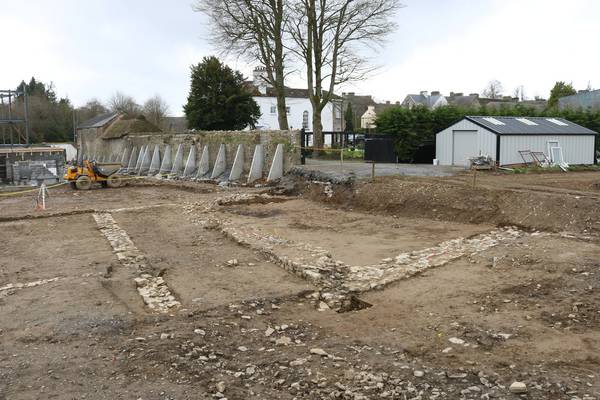 English fort discovered during Castlecomer hotel development