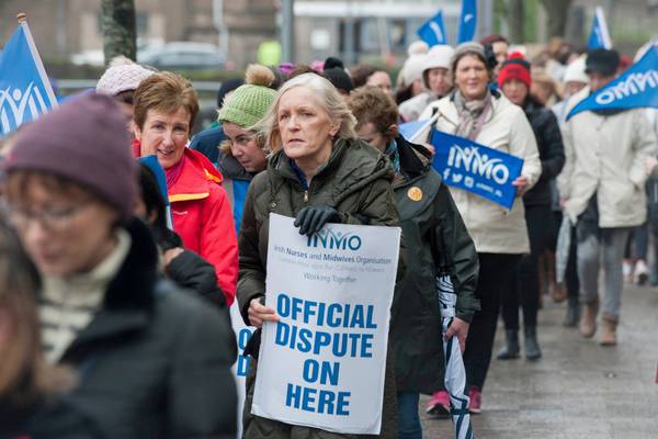 On the nurses’ picket line: ‘We are in it for the long haul’