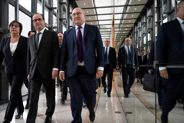 EU ministers should agree short-term Greek debt help - Sapin