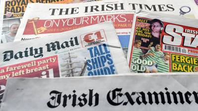 Advertising in Irish newspaper titles stabilised in 2014