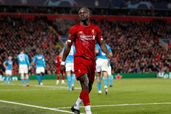 Sadio Mané says Liverpool’s front three can handle the exhausting workload