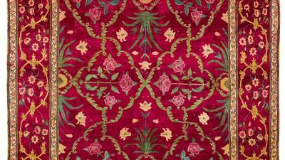 Indian and Irish carpets once owned by emperors and an English king go under the hammer 