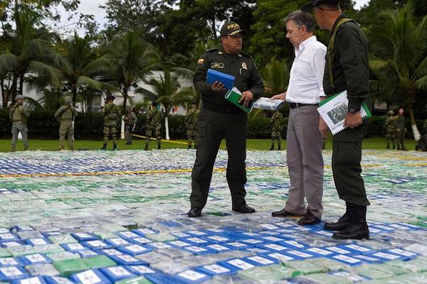 Colombia shows off ‘largest’ cocaine seizure in its history