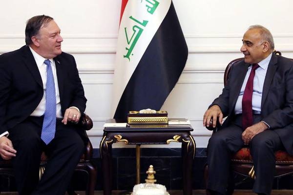Surprise Pompeo trip to Iraq fails to calm regional tensions