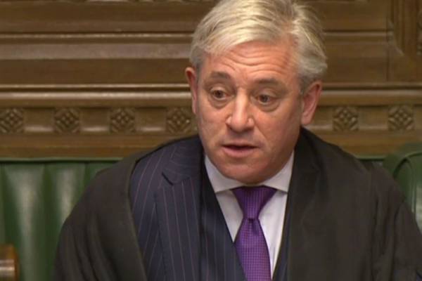 Commons speaker to block Trump address to British parliament