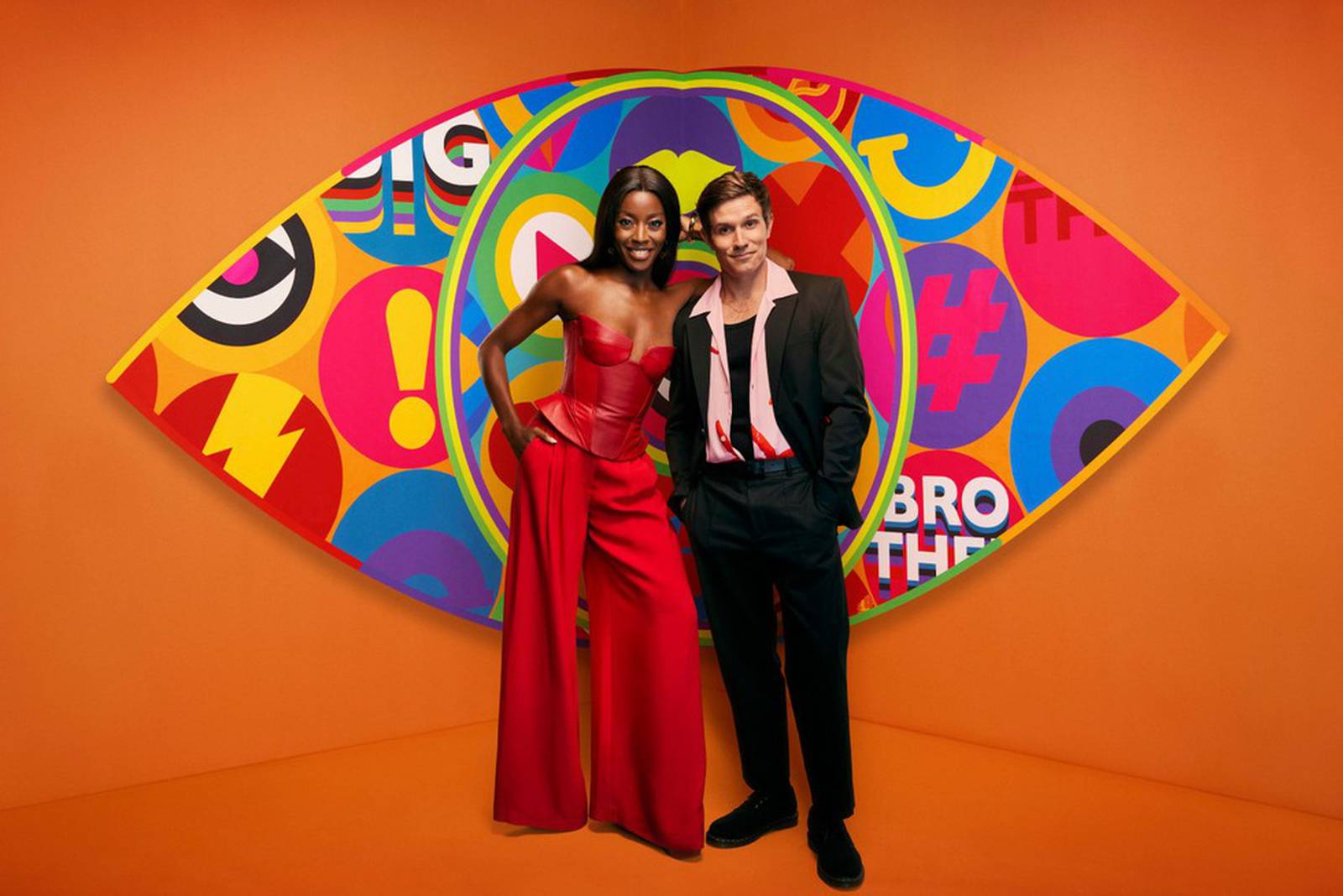 AJ Odudu and Will Best presenters of Big Brother 2023. Photograph: ITV