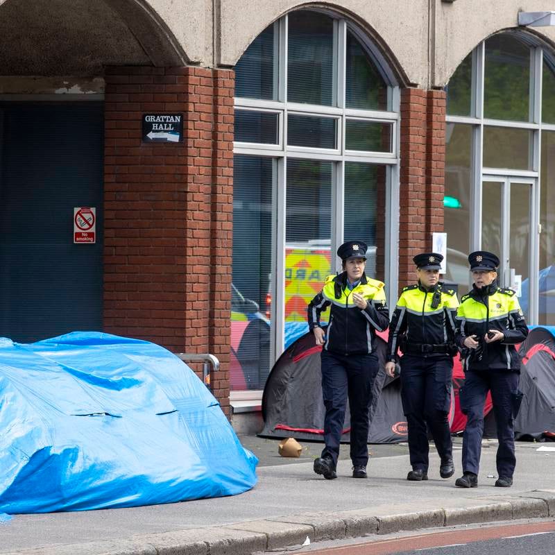 Asylum seekers being moved from Mount Street tents